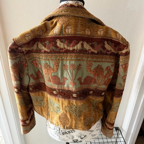 Floral Tapestry Women's Blazer - Picture 9 of 9